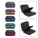 Maxbell Dices Case Holds up to 70 Dices Portable Handle Carrier Accessories Dice Bag Purple