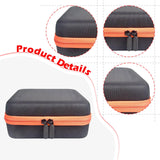 Maxbell Dices Case Holds up to 70 Dices Portable Handle Carrier Accessories Dice Bag Orange