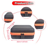 Maxbell Dices Case Holds up to 70 Dices Portable Handle Carrier Accessories Dice Bag Orange