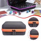 Maxbell Dices Case Holds up to 70 Dices Portable Handle Carrier Accessories Dice Bag Orange