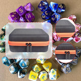 Maxbell Dices Case Holds up to 70 Dices Portable Handle Carrier Accessories Dice Bag Orange