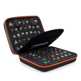 Maxbell Dices Case Holds up to 70 Dices Portable Handle Carrier Accessories Dice Bag Orange