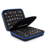 Maxbell Dices Case Holds up to 70 Dices Portable Handle Carrier Accessories Dice Bag Blue