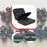 Maxbell Dices Case Holds up to 70 Dices Portable Handle Carrier Accessories Dice Bag Green