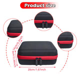 Maxbell Dices Case Holds up to 70 Dices Portable Handle Carrier Accessories Dice Bag Red