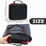 Maxbell Dices Case Holds up to 70 Dices Portable Handle Carrier Accessories Dice Bag Red
