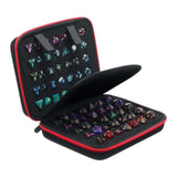 Maxbell Dices Case Holds up to 70 Dices Portable Handle Carrier Accessories Dice Bag Red