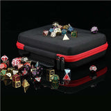 Maxbell Dices Case Holds up to 70 Dices Portable Handle Carrier Accessories Dice Bag Red