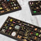 Maxbell Jewelry Tray Dividers Watch Bead Vintage Gift for Women Ring Earrings Holder