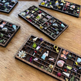 Maxbell Jewelry Tray Dividers Watch Bead Vintage Gift for Women Ring Earrings Holder