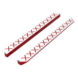 Maxbell 1/12 RC Car Left Right Foot Pedals Sturdy Replace Accessories for H12Y H12Y+ Red