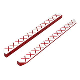 Maxbell 1/12 RC Car Left Right Foot Pedals Sturdy Replace Accessories for H12Y H12Y+ Red