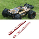 Maxbell 1/12 RC Car Left Right Foot Pedals Sturdy Replace Accessories for H12Y H12Y+ Red