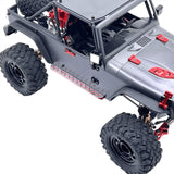 Maxbell 1/12 RC Car Left Right Foot Pedals Sturdy Replace Accessories for H12Y H12Y+ Red