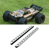 Maxbell 1/12 RC Car Left Right Foot Pedals Sturdy Replace Accessories for H12Y H12Y+ Black