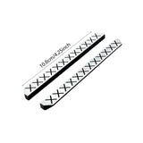 Maxbell 1/12 RC Car Left Right Foot Pedals Sturdy Replace Accessories for H12Y H12Y+ Black