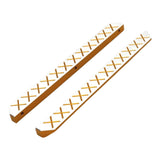 Maxbell 1/12 RC Car Left Right Foot Pedals Sturdy Replace Accessories for H12Y H12Y+ Gold