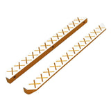 Maxbell 1/12 RC Car Left Right Foot Pedals Sturdy Replace Accessories for H12Y H12Y+ Gold