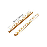Maxbell 1/12 RC Car Left Right Foot Pedals Sturdy Replace Accessories for H12Y H12Y+ Gold