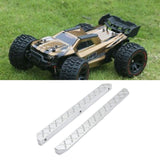 Maxbell 1/12 RC Car Left Right Foot Pedals Sturdy Replace Accessories for H12Y H12Y+ Silver