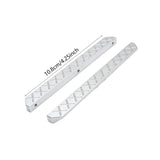 Maxbell 1/12 RC Car Left Right Foot Pedals Sturdy Replace Accessories for H12Y H12Y+ Silver
