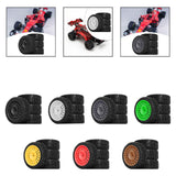 Maxbell 4 RC Wheel and Tire 12mm Hex DIY Accessory for 1/10 XV02