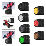 Maxbell 4 RC Wheel and Tire 12mm Hex DIY Accessory for 1/10 XV02