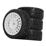 Maxbell 4 RC Wheel and Tire 12mm Hex DIY Accessory for 1/10 XV02