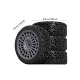 Maxbell 4 RC Wheel and Tire 12mm Hex DIY Accessory for 1/10 XV02