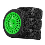 Maxbell 4 RC Wheel and Tire 12mm Hex DIY Accessory for 1/10 XV02