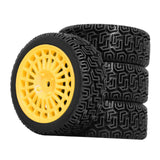 Maxbell 4 RC Wheel and Tire 12mm Hex DIY Accessory for 1/10 XV02