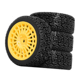 Maxbell 4 RC Wheel and Tire 12mm Hex DIY Accessory for 1/10 XV02