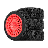 Maxbell 4 RC Wheel and Tire 12mm Hex DIY Accessory for 1/10 XV02