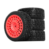 Maxbell 4 RC Wheel and Tire 12mm Hex DIY Accessory for 1/10 XV02