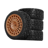 Maxbell 4 RC Wheel and Tire 12mm Hex DIY Accessory for 1/10 XV02