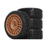 Maxbell 4 RC Wheel and Tire 12mm Hex DIY Accessory for 1/10 XV02