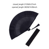 Maxbell Chinese Folding Fan Lightweight Decor Bamboo for Wedding Music Gift