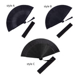 Maxbell Chinese Folding Fan Lightweight Decor Bamboo for Wedding Music Gift
