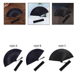 Maxbell Chinese Folding Fan Lightweight Decor Bamboo for Wedding Music Gift