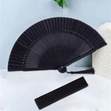 Maxbell Chinese Folding Fan Lightweight Decor Bamboo for Wedding Music Gift