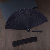 Maxbell Chinese Folding Fan Lightweight Decor Bamboo for Wedding Music Gift
