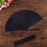 Maxbell Chinese Folding Fan Lightweight Decor Bamboo for Wedding Music Gift