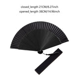 Maxbell Chinese Folding Fan Lightweight Decor Bamboo for Wedding Music Gift
