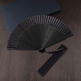 Maxbell Chinese Folding Fan Lightweight Decor Bamboo for Wedding Music Gift
