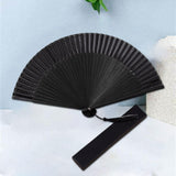 Maxbell Chinese Folding Fan Lightweight Decor Bamboo for Wedding Music Gift