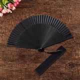 Maxbell Chinese Folding Fan Lightweight Decor Bamboo for Wedding Music Gift