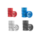 Maxbell 1/:10 Scale Wheel Lip Mini Replacement Components for 128 86S RC Hobby Model Red
