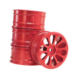 Maxbell 1/:10 Scale Wheel Lip Mini Replacement Components for 128 86S RC Hobby Model Red