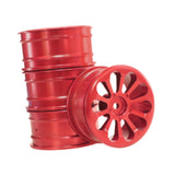Maxbell 1/:10 Scale Wheel Lip Mini Replacement Components for 128 86S RC Hobby Model Red