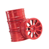 Maxbell 1/:10 Scale Wheel Lip Mini Replacement Components for 128 86S RC Hobby Model Red